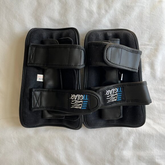 4 PC. Set of Tiger Schulmann Shin Guards / In-Steps Youth-Sized MMA Gear - Picture 2 of 8